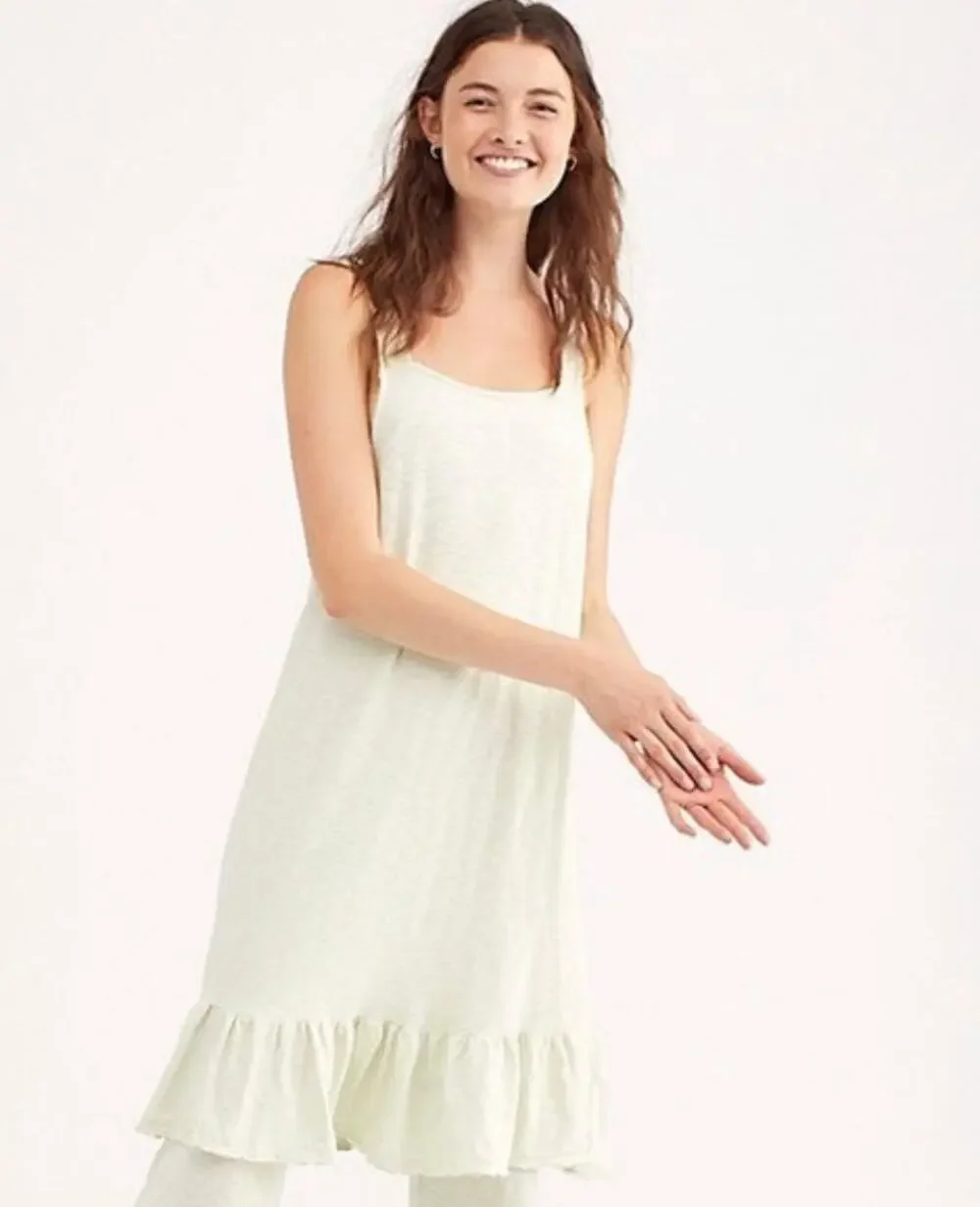 Free People FB Beach Dream of You Tunic Dress dress light green SMALL